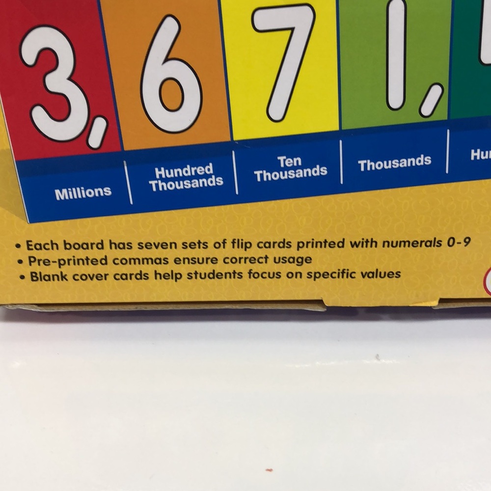 Lakeshore Set of 10 Student Place Value Boards - Picture 2 of 9